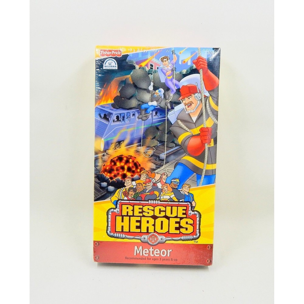 Fisher Price Rescue Heroes: Meteor VHS 1999 Factory Sealed